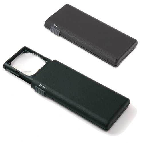 Pocket Light Magnifier With 5x Pop-Out Lens