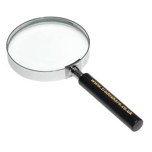 Large Classic Magnifying Glass printed with logo